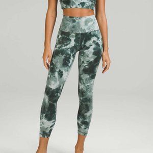 Lululemon Align High-Rise Pant 25" (Size 8, Smoked Spruce Tye Dye)